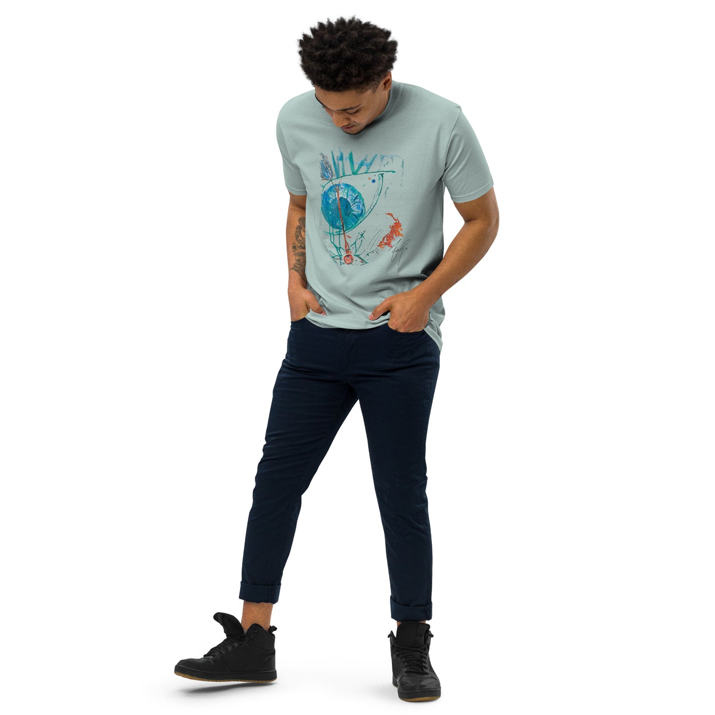 ashxart 100% Cotton Men’s premium tee