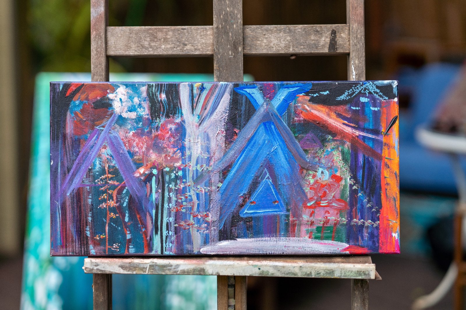 Metaphysic, abstract painting by Ash