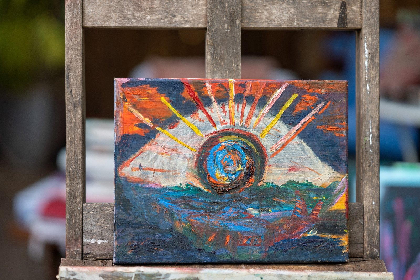 Ra Form, abstract painting by Ash